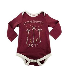 Harry Potter Long Sleeve Bodysuit Dumbledore's Army Baby 6-9 Months